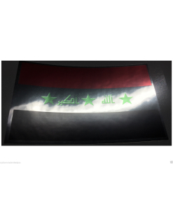 IRAQ FLAG Decal Vinyl Sticker chrome or white vinyl decal and 15 sizes!