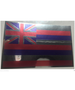HAWAII FLAG Decal Vinyl Sticker chrome or white vinyl decal and 15 sizes!