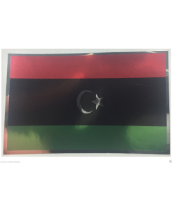 LIBYAN FLAG Decal Vinyl Sticker chrome or white vinyl decal and 15 sizes!