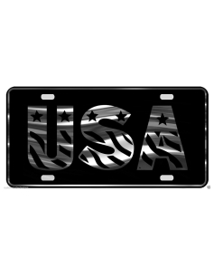 USA Patriotic American Heavy Duty Aluminum License Plate