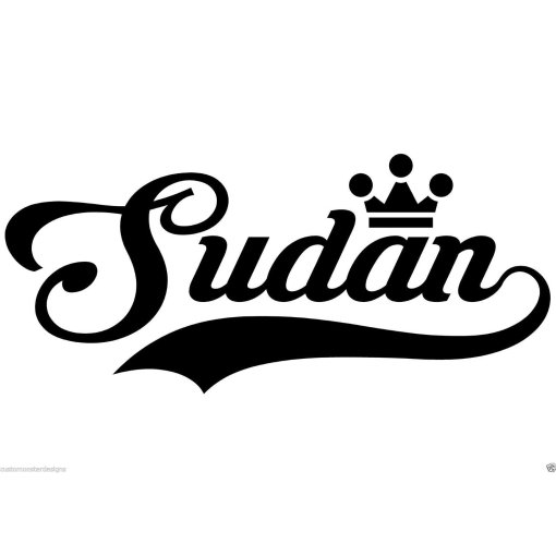 Sudan... Sudan Vinyl Wall Art Quote Decor Words Decals Sticker