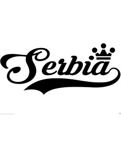 Serbia... Serbia Vinyl Wall Art Quote Decor Words Decals Sticker