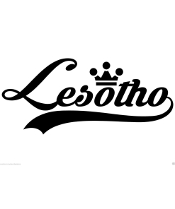 Lesotho Sticker... Lesotho Vinyl Wall Art Quote Decor Words Decals Sticker