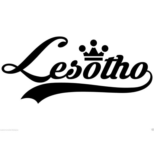 Lesotho Sticker... Lesotho Vinyl Wall Art Quote Decor Words Decals Sticker