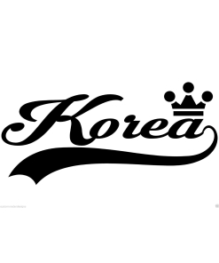 Korea Sticker... Korea Vinyl Wall Art Quote Decor Words Decals Sticker