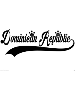 Dominican Republic Sticker... Vinyl Wall Art Quote Decor Words Decals Sticker
