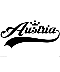 Austria Sticker... Austria Vinyl Wall Art Quote Decor Words Decals Sticker