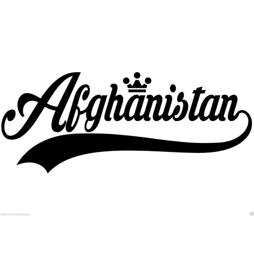 Afghanistan Sticker... Vinyl Wall Art Quote Decor Words Decals Sticker