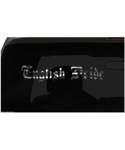 ENGLISH PRIDE decal Country Pride vinyl sticker all size & colors FAST Ship!