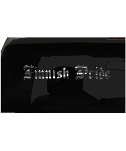 FINNISH PRIDE decal Country Pride vinyl sticker all size & colors FAST Ship!