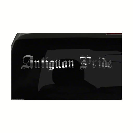 ANTIGUAN PRIDE decal Country Pride vinyl sticker all size & colors FAST Ship!