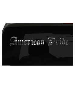 AMERICAN PRIDE decal Country Pride vinyl sticker all size & colors FAST Ship!