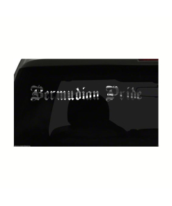 BERMUDIAN PRIDE decal Country Pride vinyl sticker all size & colors FAST Ship!