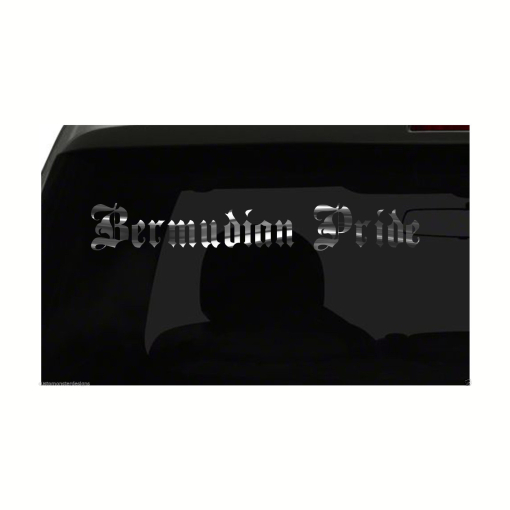BERMUDIAN PRIDE decal Country Pride vinyl sticker all size & colors FAST Ship!