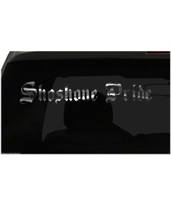 SHOSHONE PRIDE decal Country Pride vinyl sticker all size & colors FAST Ship!