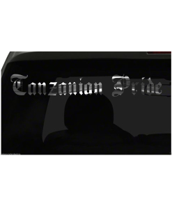 TANZANIAN PRIDE decal Country Pride vinyl sticker all size & colors FAST Ship!