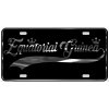 Equatorial Guinea License Plate All Mirror Plate & Chrome and Regular Vinyl