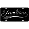 Jamaica License Plate All Mirror Plate & Chrome and Regular Vinyl Choices