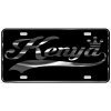 Kenya License Plate All Mirror Plate & Chrome and Regular Vinyl Choices