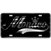 Monaco License Plate All Mirror Plate & Chrome and Regular Vinyl Choices