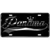 Panama License Plate All Mirror Plate & Chrome and Regular Vinyl Choices