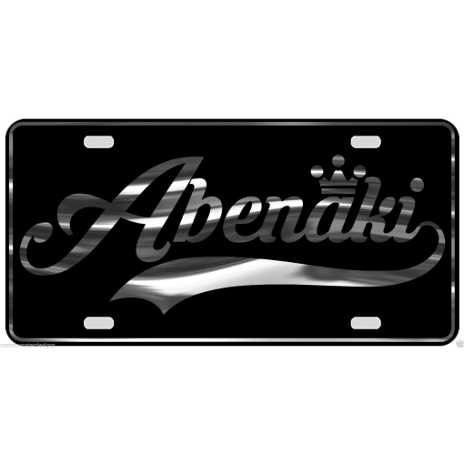 Abenaki Heavy Duty Aluminum License Plate