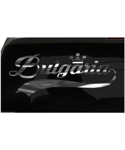 Bulgaria sticker Country Pride Sticker all chrome and regular colors choices