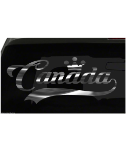 Canada sticker Country Pride Sticker all chrome and regular colors choices