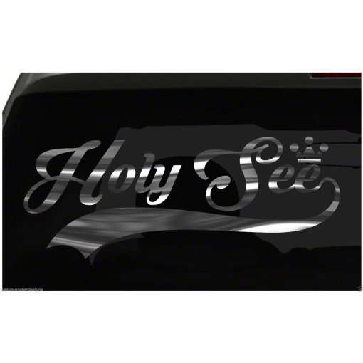 Holy See sticker Country Pride Sticker all chrome and regular colors choices