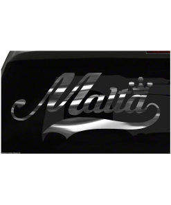 Malta sticker Country Pride Sticker all chrome and regular colors choices