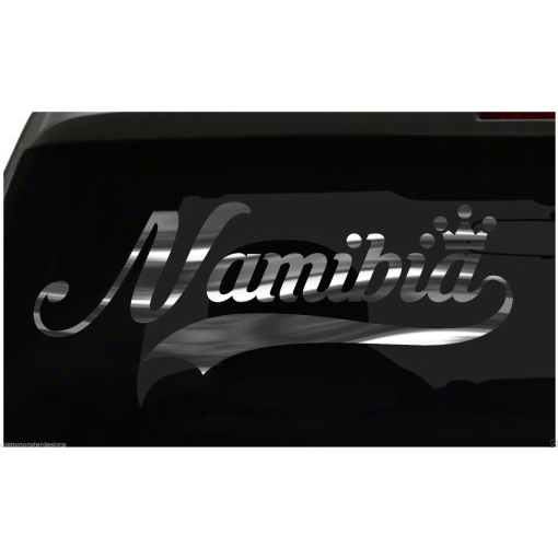 Namibia sticker Country Pride Sticker all chrome and regular colors choices