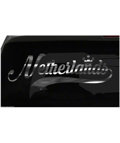 Netherlands sticker Country Pride Sticker all chrome and regular colors choices