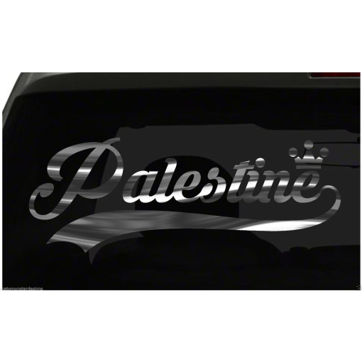 Palestine sticker Country Pride Sticker all chrome and regular colors choices