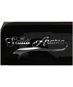 Saudi Arabia sticker Country Pride Sticker all chrome and regular colors choices