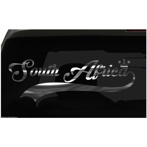 South Africa sticker Country Pride Sticker all chrome and regular colors choices
