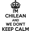 Chilean Wall Sticker... 20 inches Tall We Don't Keep Calm Vinyl Wall Art Decor