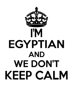 Egyptian Wall Sticker... 20 inches Tall We Don't Keep Calm Vinyl Wall Art
