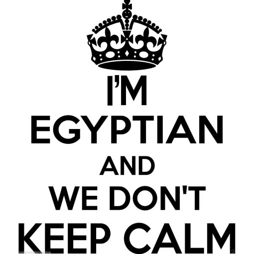 Egyptian Wall Sticker... 20 inches Tall We Don't Keep Calm Vinyl Wall Art