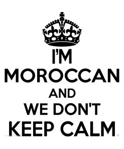 Moroccan Wall Sticker... 20 inches Tall We Don't Keep Calm Vinyl Wall Art