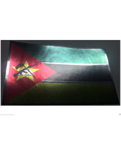 MOZAMBIQUE FLAG Decal Vinyl Sticker chrome or white vinyl decal and 15 sizes!