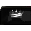 Crown Sticker Royalty Princess Queen S13 all chrome & regular vinyl colors