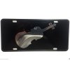 Violin License Plate String Instrument Music Chrome and Regular Vinyl Choices