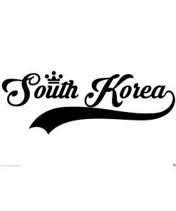 South Korea... South Korea Vinyl Wall Art Quote Decor Words Decals Sticker
