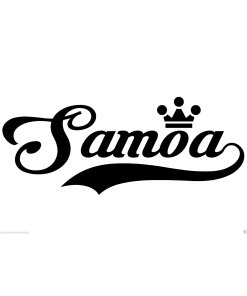 Samoa... Samoa Vinyl Wall Art Quote Decor Words Decals Sticker