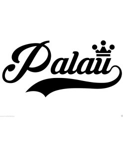 Palau ... Palau Vinyl Wall Art Quote Decor Words Decals Sticker