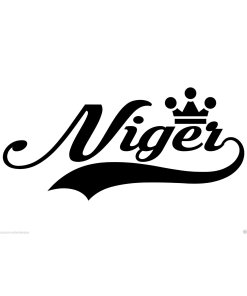 Niger ... Niger Vinyl Wall Art Quote Decor Words Decals Sticker