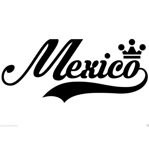 Mexico ... Mexico Vinyl Wall Art Quote Decor Words Decals Sticker