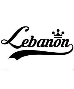 Lebanon Sticker... Lebanon Vinyl Wall Art Quote Decor Words Decals Sticker