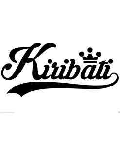 Kiribati Sticker... Kiribati Vinyl Wall Art Quote Decor Words Decals Sticker