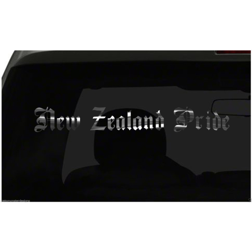 NEW ZEALAND PRIDE decal Country Pride vinyl sticker all size & colors FAST Ship!